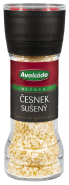 Česnek sušený v mlýnku
