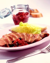 Kachní prsa s brusinkovým chutney