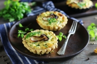Miniquiche s hříbky